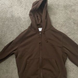 Oversized Zip Up Hoodie